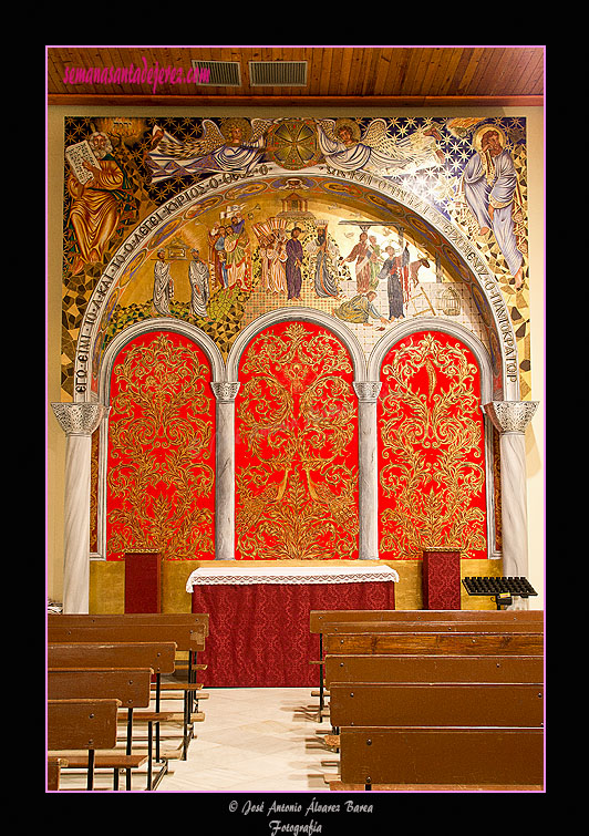 Retablo de Nuestro Padre Jesús del Soberano Poder en la Iglesia Parroquial de Santa Maria Madre de la Iglesia