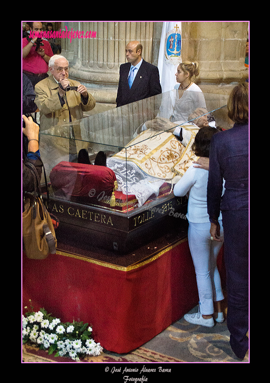 La reliquia de San Juan Bosco en Jerez de la Frontera (27 de septiembre de 2012)