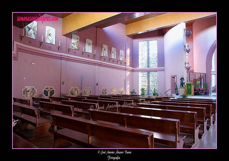 Interior del Santuario de Maria Auxiliadora