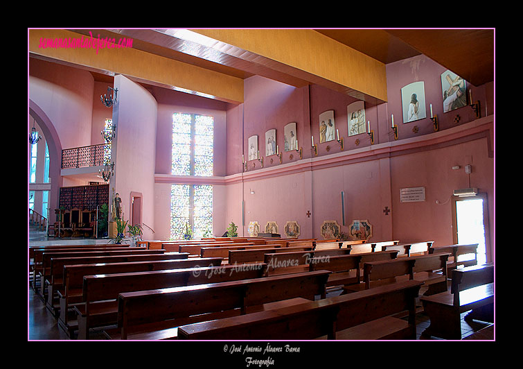 Interior del Santuario de Maria Auxiliadora