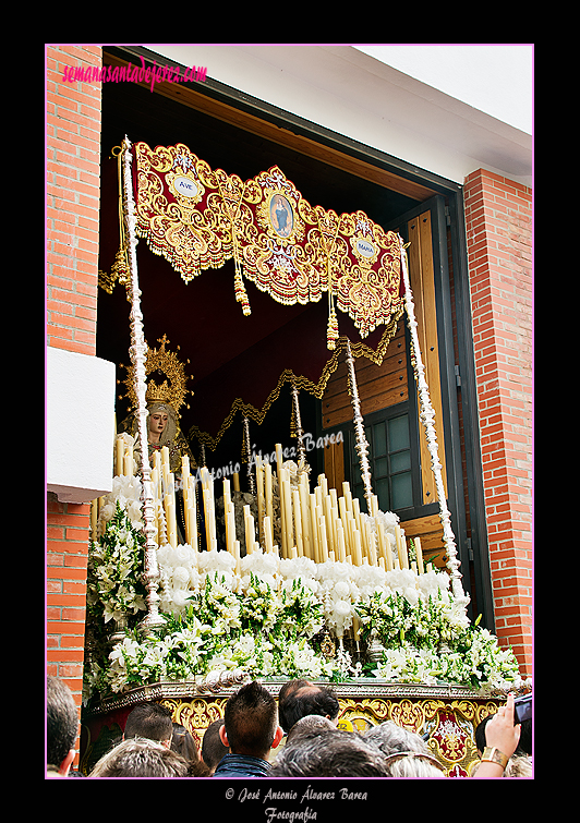 Paso de palio de María Santísima Refugio de los Pecadores