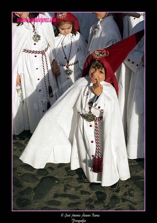 Pequeño nazareno de la Hermandad de la Paz de Fátima