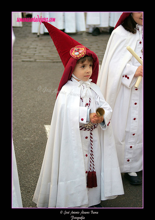 Pequeño nazareno de la Hermandad de la Paz de Fátima