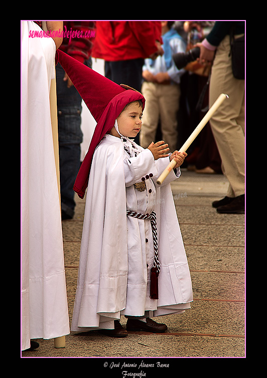 Pequeño nazareno de la Hermandad de la Paz de Fátima