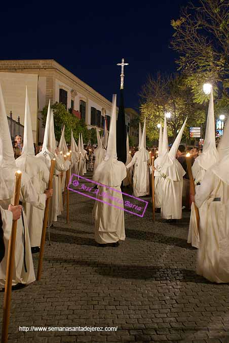 Nazarenos de la Hermandad de Humildad y Paciencia