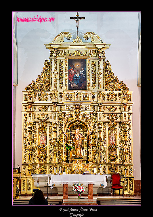 Retablo mayor de la Iglesia de la Santísima Trinidad