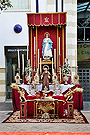 Altar de la Hermandad de la Sagrada Mortaja para la procesión del Corpus Christi (10 de junio de 2012).