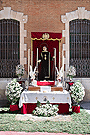 Altar de la Agrupación Parroquial de Bondad y Misericordia para la procesión del Corpus Christi (10 de junio de 2012).