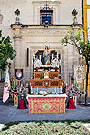 Altar de María Auxiliadora (Colegio de la Calle Cabezas) para la procesión del Corpus Christi (10 de junio de 2012).
