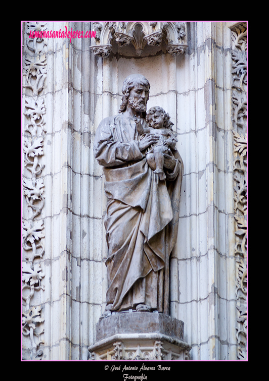 San José (Portada de la Asunción - Catedral de Sevilla)