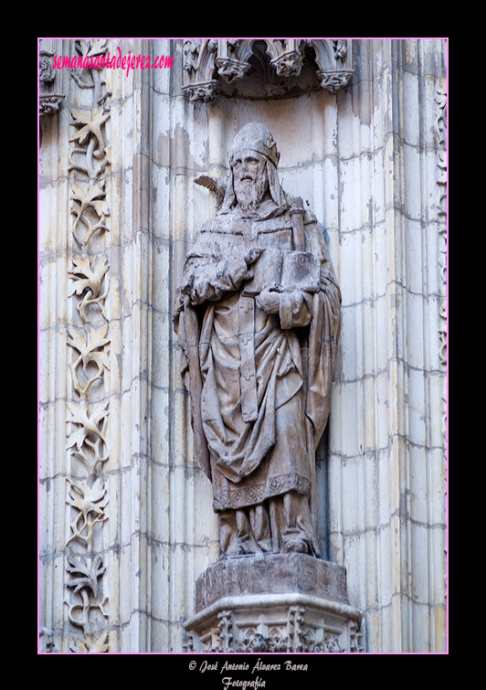 San Gregorio Magno - Padre de la Iglesia (Portada de la Asunción - Catedral de Sevilla)