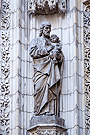 San José (Portada de la Asunción - Catedral de Sevilla)